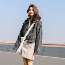 가바바 여성 청자켓 가장 기본적인 느낌으로 꾸민 데님 자켓 G38903