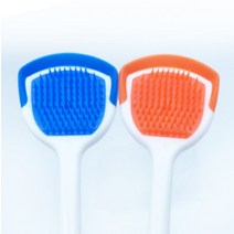 바늘 돌기 혀클리너 백태제거 혀 설태 제거기 클리너 스크래퍼 입냄새 제거제 치과 혀클리너 고무혀클리너 혀세정기 혀전용클리너 혀딱기 세정제, 1개