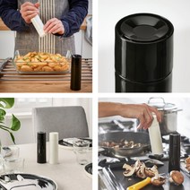 베스트몰 향신료분쇄기 2p 후추그라인더 조미료통 이케아양념통 카페파우더통 깨그라인더 양념병 깨갈이 후추갈이