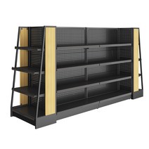 하이퍼곤도라 앤드진열대 철제선반 슈퍼 레고 매장, 상세이페이지 참고, 옆망 없는 섬253