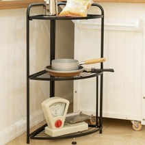 튼튼한 접이식 모서리선반 철제선반 코너장 멀티선반