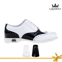 [LAMBDA] 람다 골프화 정품 셀레네 V2 화이트 블랙 사은품 킬트 증정