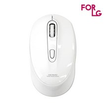FOR LG 무소음 무선마우스 LGA-Mark2 화이트, 없음