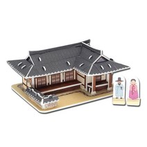 기와집 초가집 건물 우드락 조립 모형 DIY 만들기 No. 34977EA