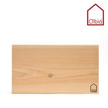 올비아 편백나무도마 반절 44x24cm (대)/원목도마