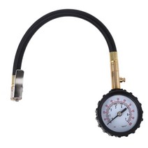 전문 급속 에어 다운 타이어 디플레이터 압력 게이지 100Psi 지프의 4X4 대형 오프로드 용 특수 척 포함, 한개옵션0