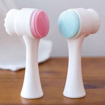 쿨샵 세안용품 클렌징 브러쉬 듀얼 폼 오일 투폼, 듀얼모공브러쉬(블루), 본상품선택