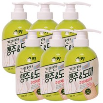 소키 살균 99.9% 행주 & 도마 주방세정제[펌프형] 500ml, 6개