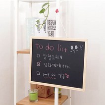 BLACK검정칠판 블랙보드 메모 알림판 홍보판 입간판, 1개, 60cm x 45cm