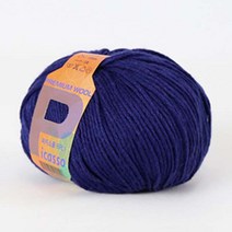 [앵콜스] 피카소울실 6ply (낱개) 뜨개실 털실, 53 남보라 (30g)