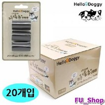 ForU613 헬로도기 똥츄 리필 박스 애완용품 20개 배변 위생용품 애완견배변봉투, 1, 본상품선택