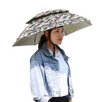 휴대용 비 우산 모자 접이식 야외 낚시꾼 태양 그늘 방수 캠핑 낚시 모자를 쓰고 있죠 모자 비치 헤드 모자, 위장