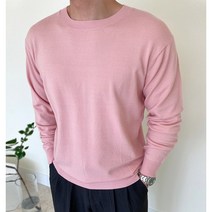 더유니크제이 남자 부드러운 캐시미어 머슬핏 봄 가을 베이직 니트 9컬러