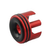 수압대패 VULPO CNC 알루미늄 사일런트 베어링 피스톤 헤드 및 실린더 세트 에어소프트 버전 2/3 기어박스, 05 Red Cylinder Head