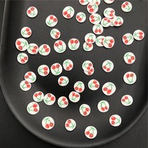 60g 과일 항목 Polymerclay 어린이 점토 뿌리 Diy/케이크 Diy 만들기/네일 아트/스크랩북 장식/공예 필러, [10] lemon orange
