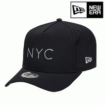 뉴에라 K프레임 매트 폴리 NYC 자수 화이트 온 블랙 볼캡 12836244