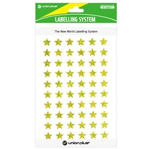 [D1-8809205099039] [유니온플러스 unionplus] 별스티커홀로그램(315-10/금색) UL315-10GD 10*10mm 1개