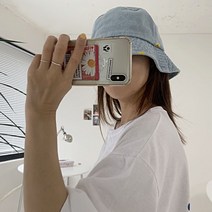 애플망고옷장 워싱데님스말 벙거지모자