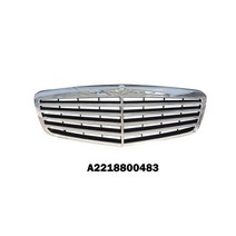 벤츠 신형 튜닝 세로 그릴 용품 메르세데스 벤츠 s300 s350 s400 s500 2010-2013 s 클래스 w221 프론트 그릴 그릴 범퍼 a2218800483 호환용