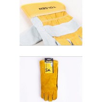 손보호 절단방지 가죽 등천 용접 안전 작업장갑 강화패딩 숯불용 아크 알곤 캠핑 티그 공업용, 1개