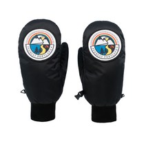 [2223] YOBEAT KERNS GLOVES 블랙 요비트 컨스 남녀공용 시즌권 포켓 스노우보드 장갑, 사이즈:M