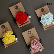 [KNOTXKNOT] 카네이션 헤어타이 or 부토니에