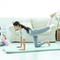 방지 폴딩 요가매트 헬스 부상 필라테스 요가 홈트 층간소음 집콕 운동매트, 그레이