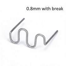 레이저 논가스 알곤 아크 스폿 전기 산소 티그 스팟 인버터 pvc 가정용 용접기500pcs 핫 스테이플러 차체 수리 자동차 도구 핫멜트 표준 사전 컷 웨이브 스테이플 용접 범퍼, 500pcs 큰 파도