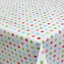 (오후 3시 이전 주문건 당일출고) PVC 코팅 방수 식탁보(1롤), 1롤(120cm×25M), 도트(PTS1180)