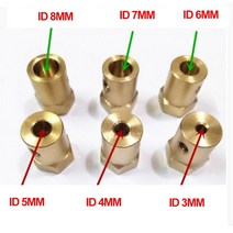 샤프트 커플링 기어 커플링 10 개몫 3mm 4mm 5mm 6mm 7mm 8mm 모터 플렉시블 커플 링 타이어 휠 황동 육각 커플러 setamp 렌치