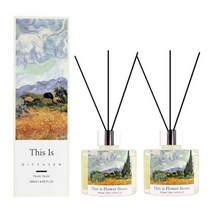 디스이즈 명화 실내 디퓨저 120ml /플라워하우스 x 2EA 호텔 화장실 고급 실내 방향제 소품, 플라워하우스(2개)