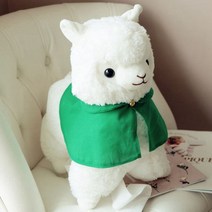데프트 DEFT 중꺽마 알파카 인형 월즈 롤드컵 22 우승 중요한것은꺾이지않는마음, 망토 화이트 알파카 피규어, 망토 화이트 알파카 피규어 + 35센티cm, 망토 화이트 알파카 피규어
