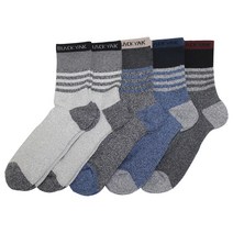 블랙야크 남성 아웃도어 양말 5매, 단품
