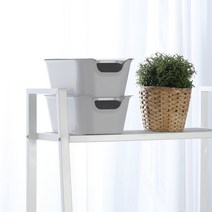 [하우스버디]리빙박스 수납정리함/소 1+1, 아이보리