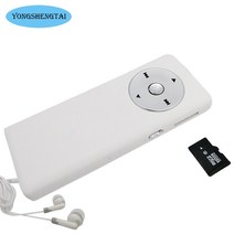 MP3 이어폰 reproductor 드 musica 무손실 사운드 음악 미디어 플레이어와 휴대용 마이크로 SD 플레이어 TF 카드, [01] Black
