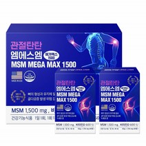 MSM 관절영양제 엠에스엠 비타민D 뼈건강 무릎연골 콘드로이친 보스웰리아 120정