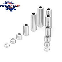 스피커 수리부품 Openbuilds-알루미늄 스페이서 M5 절연 컬럼 보어 직경 5.1mm 10mm 알루미늄 합금 플랫 가스켓 트랩 3D 프린터 부품, [16] 5pcs 5.1x10x30