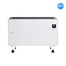 EMK 컨벡션 대류난방 전기히터 (스탠드&벽걸이 겸용), 안전시스템 무연무취무소음 타이머예약기능, 혼합색상, EK-F1709WH