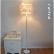 북유럽 스타일 깃털 스탠드 조명 무드등 스튜디오 조명 구스 장조명, 스몰