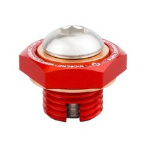 ATV 부품 NiceCNC ATV for Yamaha Raptor 700 2006-2022 그리즐리 550 감속기 오일 드레인 플러그 초경량, 02 Red
