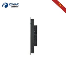 커브드 보조 노트북 듀얼 모니터 ZQ150TC-58L/15 인치 1024x768 HDMI VGA USB 임베디드 전원 부팅 저항 터치 LCD 화면 PC 지원 리눅스 우분투 OS