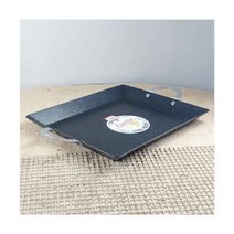 유진토스코 사각 철판 볶음팬 전판 코팅 볶음판 불판 증, 1개, 1개