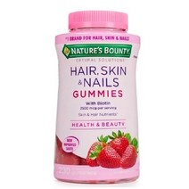 Natures Bounty 네이처스 바운티 헤어 스킨 네일 230구미, 1병, 230 Gummies