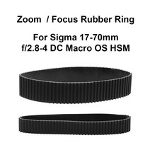 카메라부품렌즈 줌 고무 링/초점 고무 링 교체 시그마 17-70mm f/2.8-4 DC 매크로 OS HSM 카메라 액세서리, 01 Zoom Rubber Ring