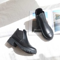 단화 부츠 검정색 코디 데일리 앵글 뾰족 패션 첼시 캐주얼 가을앵클 연말모임구드 낮은굽발목 여성 구두2