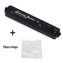 220V/110V 자동 식품 진공 포장기 상업 및 가정용, 01 Black_01 EU Plug 220V
