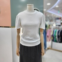 플라스틱아일랜드 볼륨소매 라운드티셔츠 PP2CH401