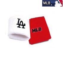 mlb 손목밴드 10종 손목아대, 8.엘에이 : 화이트+레드