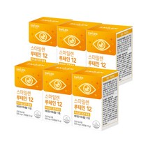 스마일렌 루테인 12 30캡슐X6통 6개월분 눈건강, 6통, 30개