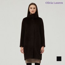 올리비아로렌 _수리알파카 밴드카라 롱코트_VOPEAUWA331 400221